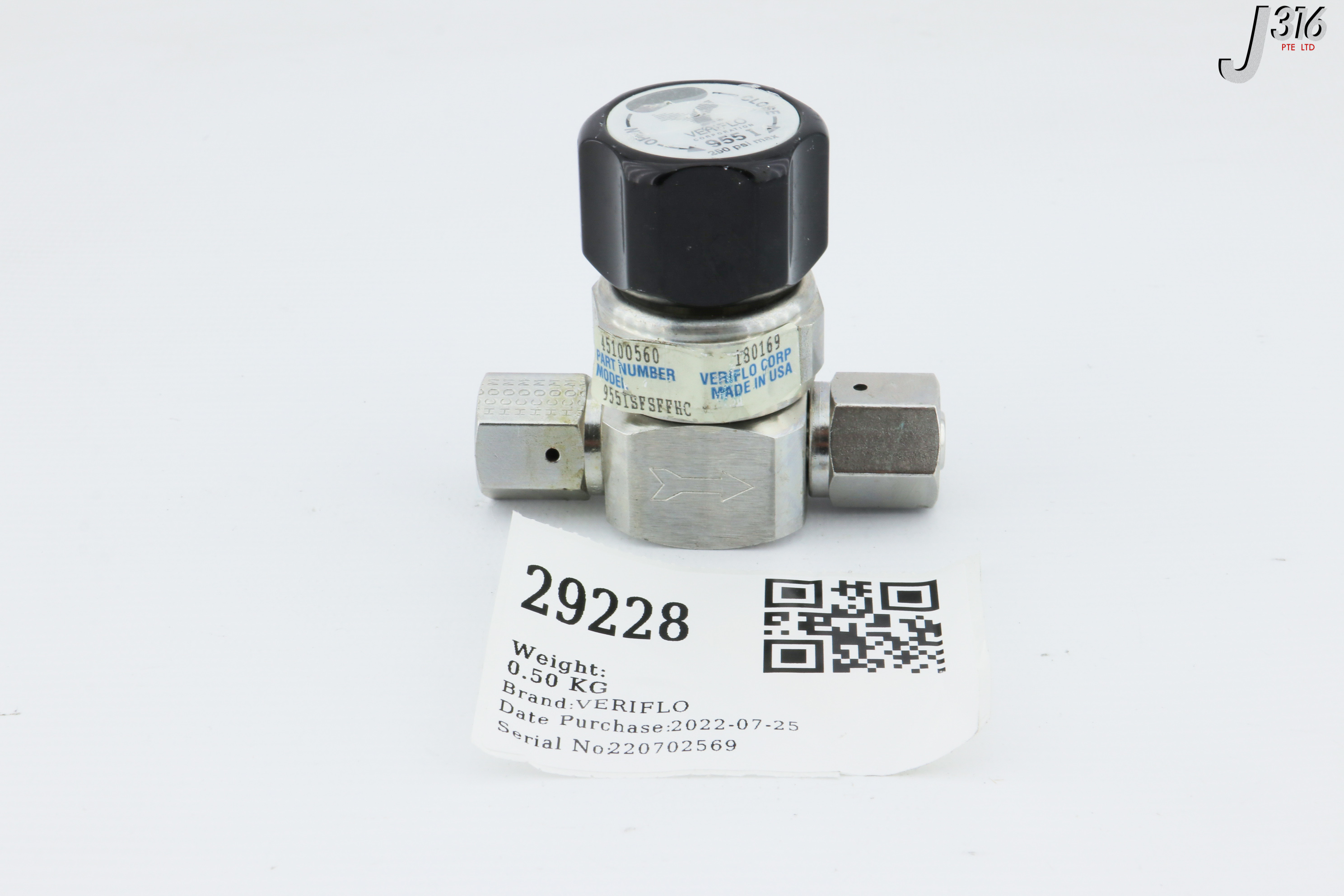 29228 VERIFLO DIAPHRAGM VALVE, P/N: 45100560 955ISFSFFHC | eBay